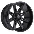 Edge Off Road 304B 20x10 Cast Aluminum Wheel with 6x135 and 6x5.50 Bolt Pattern - -12 Offset