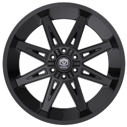 Edge Off Road 304B 20x10 Cast Aluminum Wheel with 6x135 and 6x5.50 Bolt Pattern - -12 Offset