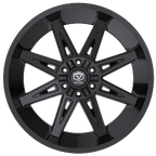 Edge Off Road 304B-2226844 22x12 Cast Aluminum Wheel with 6x135 and 6x5.50 Bolt Patterns, -44 Offset