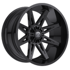 Edge Off Road 304B-2220944 22x12 Cast Aluminum Wheel with 5x5.00 / 5x5.50 Bolt Pattern and -44 Offset