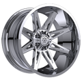 Edge Off Road 304C 20x10 Cast Aluminum Wheel - 5x5.00 / 5x5.50 Bolt Pattern, -12 Offset, 78.1mm Hub Bore