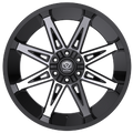 Edge Off Road 304MB 20x10 Cast Aluminum Wheel with 6x135 and 6x5.50 Bolt Pattern, -12 Offset