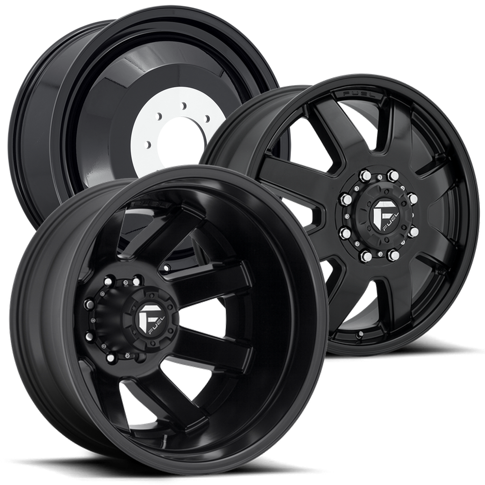 20X8.25 FUEL D436 MAVERICK WITH 8X200 BOLT PATTERN - SATIN BLACK