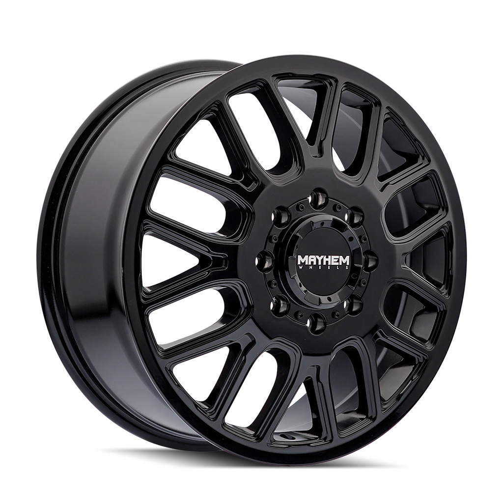 20X8.25 MAYHEM COGENT DUALLY 8107D WITH 8X200 BOLT PATTERN - GLOSS BLACK