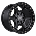 DROPSTAR TRAIL SERIES 604SB WHEELS 5X5.0(127) & 5X5.5(139.7) - SATIN BLACK