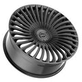 Motiv 438B-2296825 22x9 Cast Aluminum Wheel with 6x135 and 6x5.50 Bolt Pattern, +25 Offset