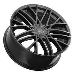 Motiv 437B 22x9 Cast Aluminum Wheel with 5x4.50 and 5x120 Bolt Pattern, +40 Offset