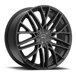 Motiv 437B 22x9 Cast Aluminum Wheel with 5x4.50 and 5x120 Bolt Pattern, +40 Offset