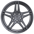 Edge Street 354A 17x7.5 Cast Aluminum Wheel with 5x4.50 and 5x120 Bolt Pattern, +40 Offset