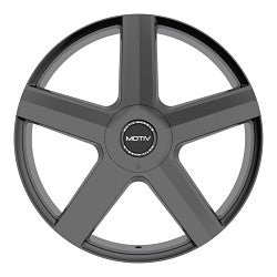 Motiv 439B-2296825 22x9 Cast Aluminum Wheel with 6x135 and 6x5.50 Bolt Patterns, +25 Offset, 106.2mm Hub Bore