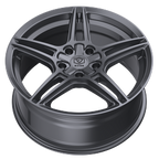 Edge Street 354A 18x8 Cast Aluminum Wheel with 5x4.50 and 5x120 Bolt Pattern, +40 Offset