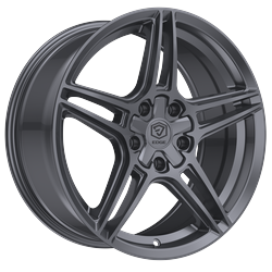 Edge Street 354A 20x8.5 Cast Aluminum Wheel with 5x4.50 / 5x120 Bolt Pattern and +40 Offset
