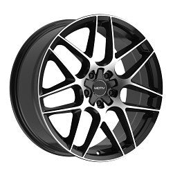 Motiv 435MB Foil 17x7.5 Cast Aluminum Wheel with 5x4.50 / 5x120 Bolt Pattern and +40 Offset