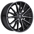Edge Street 353MB 20x8.5 Cast Aluminum Wheel with +40 Offset and 5x4.50 / 5x120 Bolt Pattern