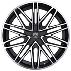 Edge Street 352MB 17x7.5 Cast Aluminum Wheel with 5x112 and 5x4.50 Bolt Patterns, +40 Offset