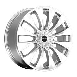 Motiv 436C Alloy Wheel 18x7.5 inches with 5x108 and 5x4.50 Bolt Pattern, +42 Offset, Cast Aluminum Finish