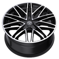 Edge Street 352MB 18x8 Cast Aluminum Wheel with 5x108 and 5x4.50 Bolt Pattern, +40 Offset