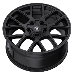 Edge Street 356B 17x7.5 Cast Aluminum Wheel with 5x112 and 5x4.50 Bolt Pattern, +40 Offset