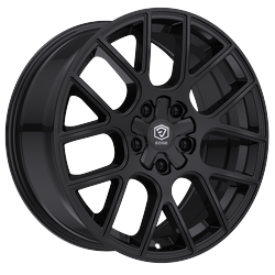 Edge Street 356B 17x7.5 Cast Aluminum Wheel with 5x112 and 5x4.50 Bolt Pattern, +40 Offset