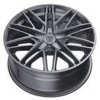 Edge Street 352A 17x7.5 Cast Aluminum Wheel with 5x4.50 and 5x120 Bolt Patterns, +40 Offset