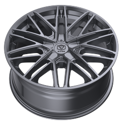 Edge Street 352A 17x7.5 Cast Aluminum Wheel with 5x4.50 and 5x120 Bolt Patterns, +40 Offset