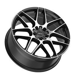 Motiv 435MB Foil 18x8 Cast Aluminum Wheel with 5x4.50 and 5x120 Bolt Pattern, +42 Offset