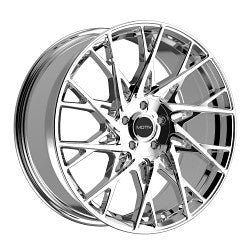 Motiv 430C Maestro 18x8 Cast Aluminum Wheel with 5x4.50 and 5x120 Bolt Patterns, +40 Offset