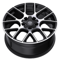 Edge Street 356MB 18x8 Cast Aluminum Wheel with 5x108 & 5x4.50 Bolt Pattern, +40 Offset