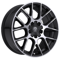 Edge Street 356MB 18x8 Cast Aluminum Wheel with 5x4.50 / 5x120 Bolt Pattern and +40 Offset