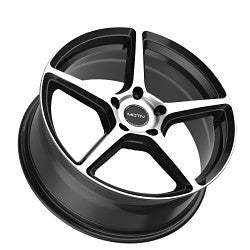 Motiv 433MB Blade 16x7.5 Inch Cast Aluminum Wheel for 5x108 Bolt Pattern with +40 Offset