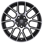Edge Street 356MB 16x7.5 Cast Aluminum Wheel with 5x100 and 5x4.50 Bolt Pattern +40 Offset