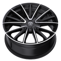 Edge Street 353MB 17x7.5 Cast Aluminum Wheel with 5x100 & 5x4.50 Bolt Pattern, +40 Offset