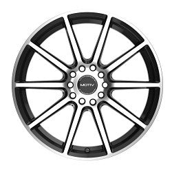 Motiv 431MB-6751840 16x7.5 Cast Aluminum Wheel for 5x100 and 5x4.50 Bolt Patterns with +40 Offset