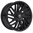 Edge Street 355B 20x8.5 Cast Aluminum Wheel for 5x100 and 5x4.50 Bolt Patterns with +40 Offset