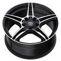 Edge Street 354MB Alloy Wheel 17x7.5 inches 5x108 / 5x4.50 Bolt Pattern +40 Offset