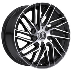 Edge Street 355MB 18x8 Cast Aluminum Wheel with 5x4.50 / 5x120 Bolt Pattern and +40 Offset