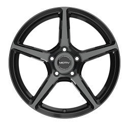 Motiv 433B Blade 17x7.5 Cast Aluminum Wheel with 5x4.50 Bolt Pattern and +40 Offset
