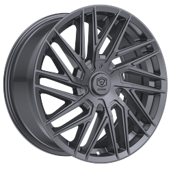Edge Street 355A 17x7.5 Cast Aluminum Wheel with 5x4.50 and 5x120 Bolt Patterns, +40 Offset
