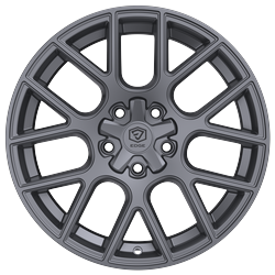 Edge Street 356A 20x8.5 Cast Aluminum Wheel with 5x4.50 and 5x120 Bolt Pattern, +40 Offset