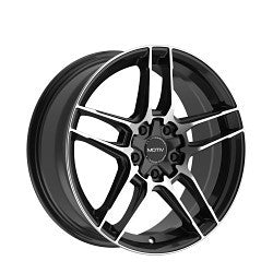 Motiv 434MB-6755940 16x7.5 Cast Aluminum Wheel with 5x112 and 5x4.50 Bolt Pattern, +40 Offset