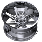Edge Off Road 20x9 Cast Aluminum Wheel - 5x5.00 / 5x5.50 Bolt Pattern, +00 Offset, 78.1mm Hub Bore