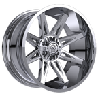 Edge Off Road 304C 22x12 Cast Aluminum Wheel with 6x135 and 6x5.50 Bolt Pattern, -44 Offset