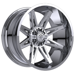 Edge Off Road 304C 22x12 Cast Aluminum Wheel with 6x135 and 6x5.50 Bolt Pattern, -44 Offset
