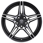 Edge Street 354MB 19x8.5 Cast Aluminum Wheel with 5x112 and 5x4.50 Bolt Pattern, +40 Offset