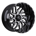 TIS 544MB OFF-ROAD WHEELS WITH 8X180 BOLT PATTERN - GLOSS BLACK & MACHINED FACE