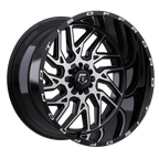 20X12 TIS 544MB OFF-ROAD WHEELS WITH 8X170 BOLT PATTERN AND -44 OFFSET - GLOSS BLACK & MACHINED FACE