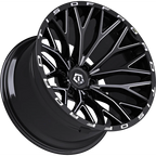 TIS OFF-ROAD 566BM WHEELS 6X5.5(139.7) - GLOSS BLACK & MILLED