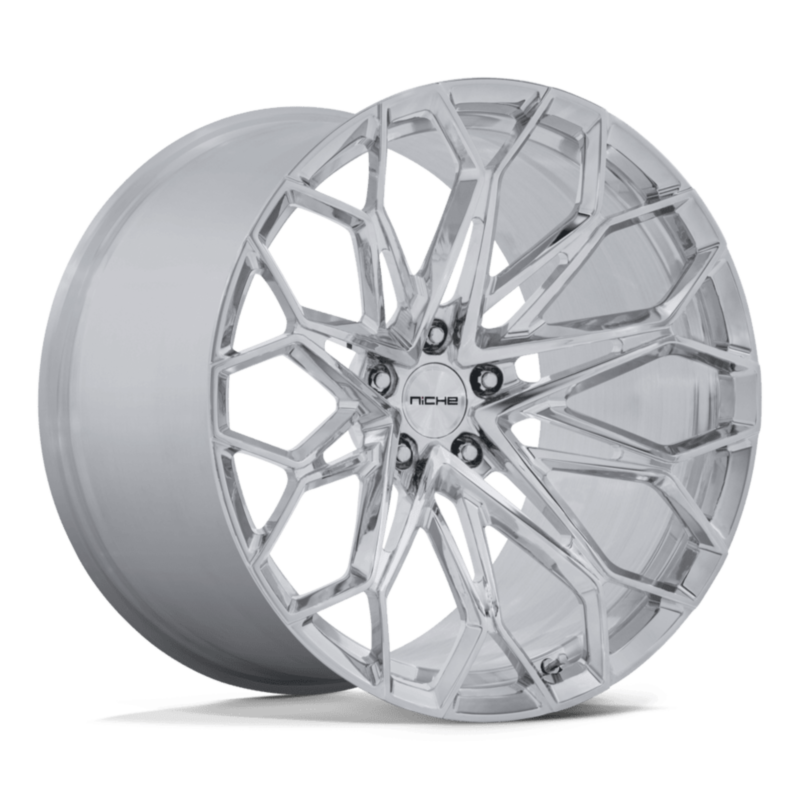Niche 1PC NC600 MANTA 20x9 Polished Alloy Wheel with 5x120 Bolt Pattern