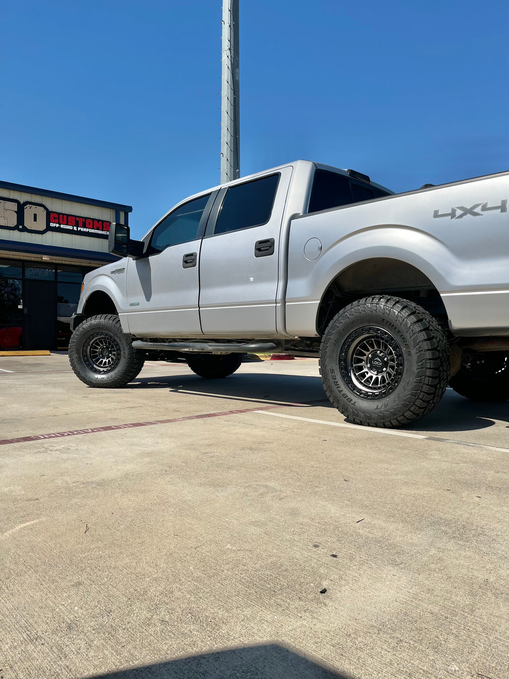 2009-2014 FORD F-150 WITH 17X9 LOCK OFF-ROAD, 35X12.50R17 TIRES AND 3” LEVELING KIT - GALLERY