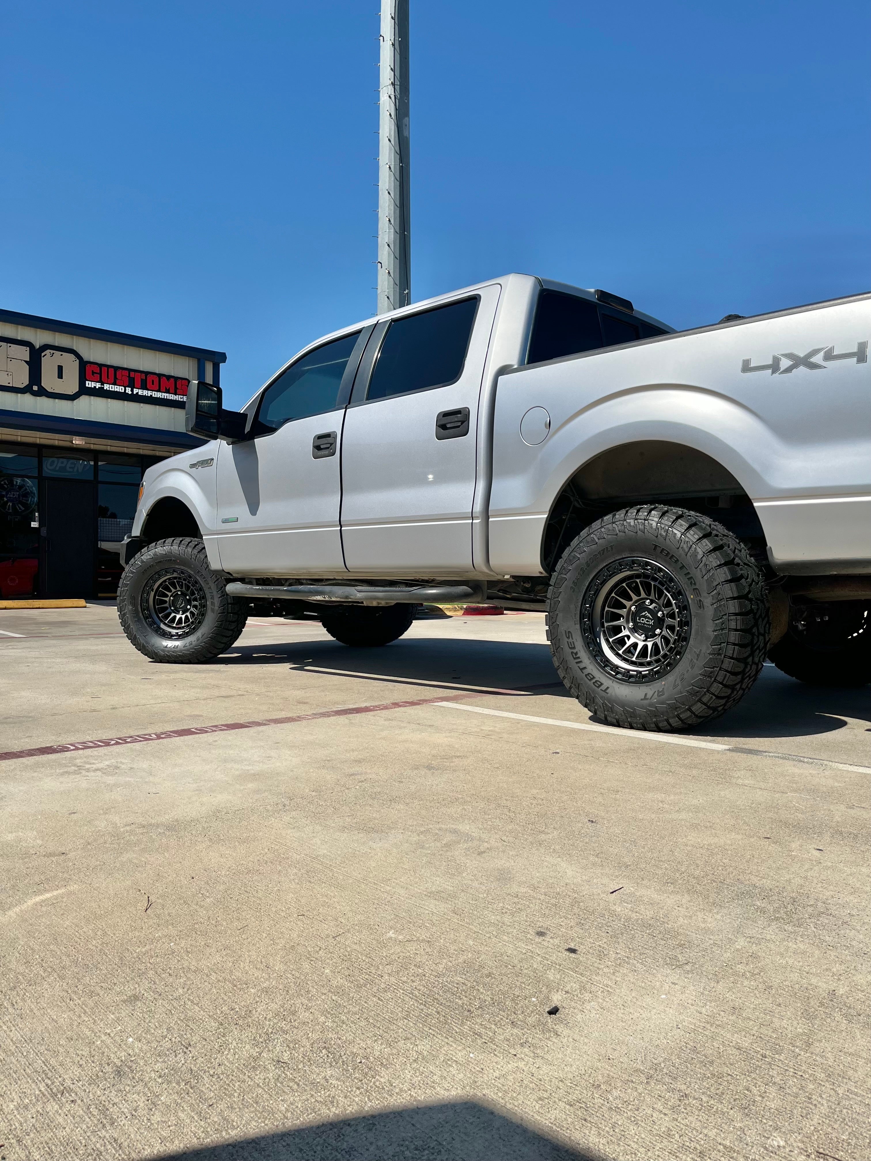 2009-2014 FORD F-150 WITH 17X9 LOCK OFF-ROAD, 35X12.50R17 TIRES AND 3” LEVELING KIT - GALLERY